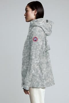 Chamarras Canada Goose Mujer Outlet - Pacifica Chubasquero Blancos Claro CP4803762